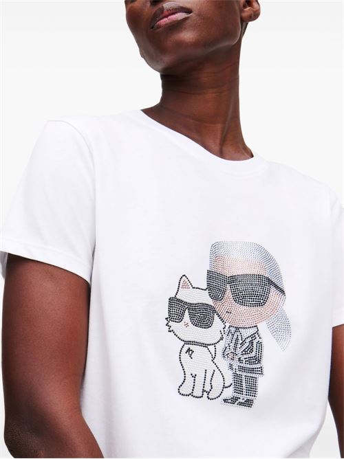 T-shirt donna maniche corte Karl Lagerfeld | A1W17131JJ100